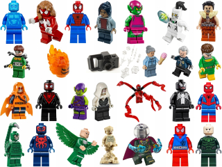 Lego spiderman @ 24 figuríny @ +Advent Calendar