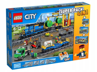 Lego City 66493 4W1 60052+60050+7895+7499