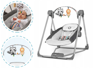 Deckchair, hojdanie, 3in1 Swing Lionelo Otto