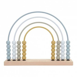 Kovový modrý abacus, malý holandský