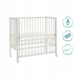 Fillikid Cocon White 45x95 cm bočná detská postieľka