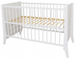 Detská detská postieľka Cosmo White 120x60 NOVINKA!