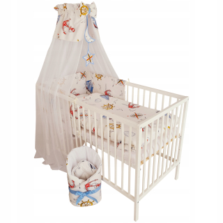 COT + LUX MATRACS + BEDDING + CANOPY 12EL.