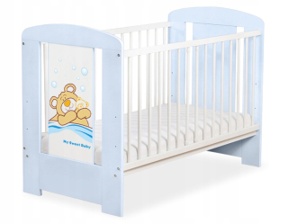 Bed120x60cm Barnaba Blue Bear 5005-03-803