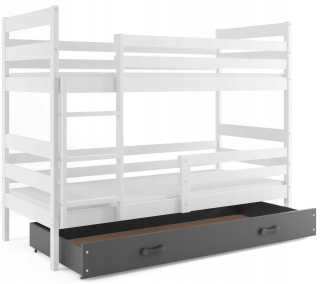 Eryk Bunk Bed 190x80 Detská + skladovacia priehradka