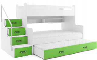 Bed Max 3 Storey 200x120 Detské pre deti
