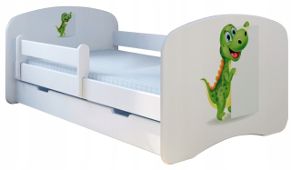 Detská posteľ 160 x 80 cm zásuvka booboo dino