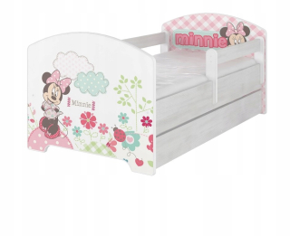 Detská posteľ 160x80 Mat zásuvka PK Minnie