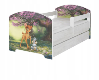 Detská posteľ 160x80 zásuvka matrac PK Bambi