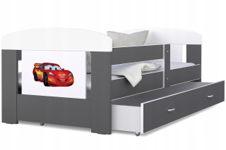 Detská posteľ 160x80 zásuvka + matrac Filip