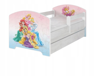 Detská posteľ 180x80 Mat zásuvka Princezná