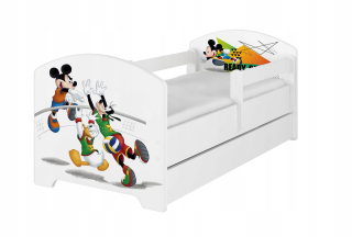 Detská posteľ 180x80 Mat zásuvka Mickey pena
