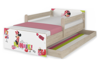 Detská posteľ max. 160x80 Disney Minnie zásuvka