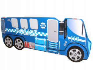 Detský policajný nákladný automobil 140 x 70