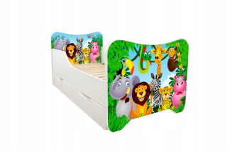 Detská posteľ s zásuvkou - Madagaskar 160x80