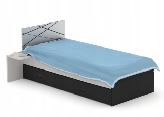 Gray Youth Bed 90x200