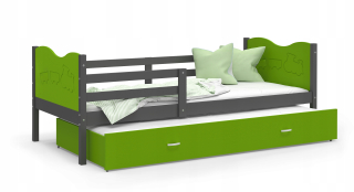Jeden -posteľ na postele 190x80 Grey Green Max P2