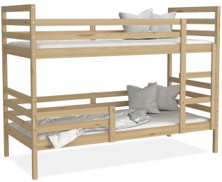 Bunk Bed 190x80 Drevené bez zásuvky Jacek