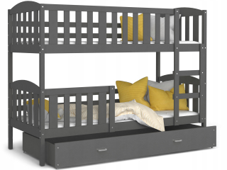 Bunk Bed 190x80 Gray Winnie