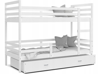 Bunk Bed 200x90 White Jacek