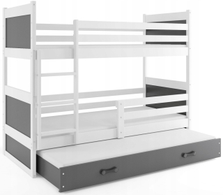 Bunk Bed 3OS Mateusz 160x80 Dieťa+zásuvka