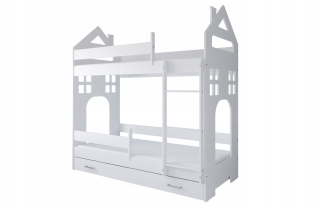 Bunk Bed House II s zásuvkou 180x80