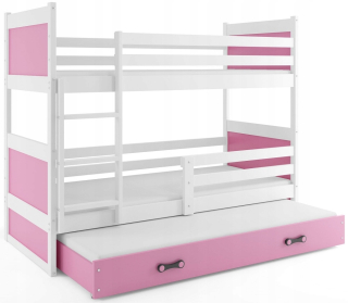 RICO 160X80 BUNK BED + 3 -osobné matrace