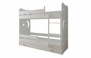 Hviezdy II Bunk Bed s zásuvkou 180x80
