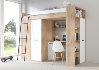 Raven Lonoma / White Bunk Bed