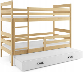 Poschodová posteľ pre deti Eryk 3 osoby 200x90