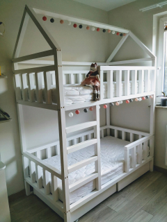 Bine Bunk Bed 80x160 Zosia+2 zásuvky