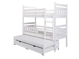 Zuzia 80x180 biela posteľ