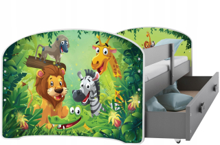 Jednotná lôžko pre deti Luka 160x80 + rám