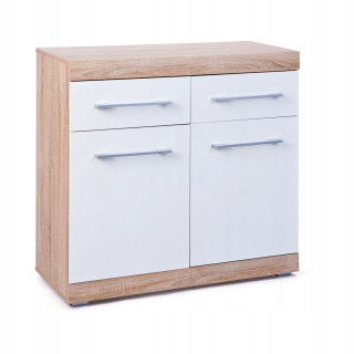 Lubf hrudník z zásuviek 2 dvere, 2 zásuvky Sonoma Decor Oak,