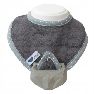 Lullalove bambus gumové podradie Gryzak Grey
