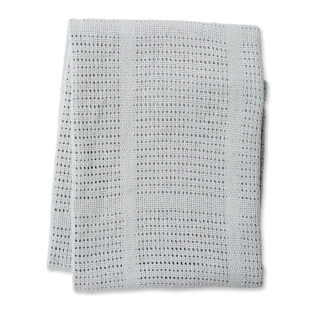 Lulovo bavlnená prikrývka tkaná grey100x80 cm prikrývka