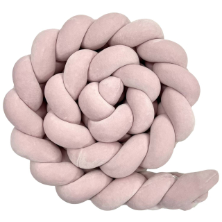 Lulumi Bed Protector Pult Pink Braid