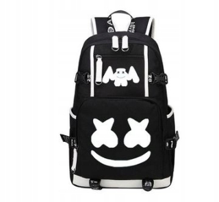 Luminescent School Marshmello School Batoh s USB