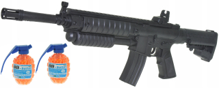 M16 6 mm pušková pištoľ ASG +loptičky zadarmo