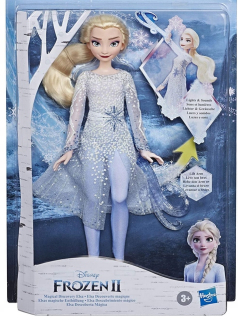 Magic Power of Elsa Frozen Doll 2 Zvukové svetlo