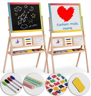 Magnetická kriedová rotačná plak s hodinami