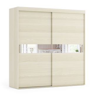 Kobyla - posuvná šatníka so zrkadlom 150 cm do veľkosti