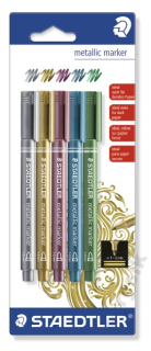 Kovové markery Staedtler 5k kovové markery