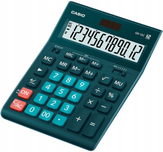 MAS24 CASIO GR 12C-DG Desk Office Kalkulačka