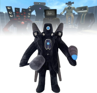 Rozprávkový plyšák - Maskot Skibidi WC Titan Cameman King Toy 30 cm