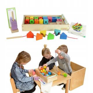 Masterkidz Veľká drevená osvetľovacia podložka