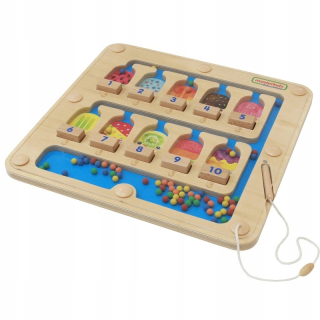 Masterkidz magnetický labyrint počítanie 1-10