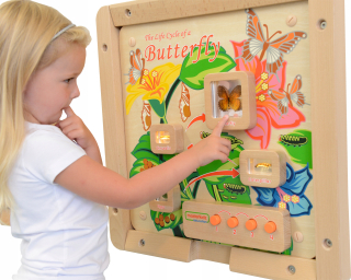 Masterkid Educational Plaque Cycle Cycle motýľa