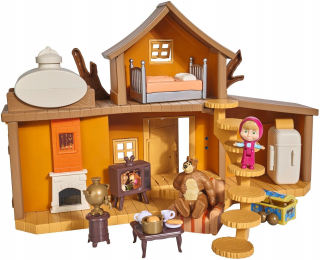 Masha a dom s dvoma úrovňami medveďa Miszy Simba House