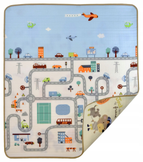 Vzdelávacie ulice Foam Foam City 180x120x1